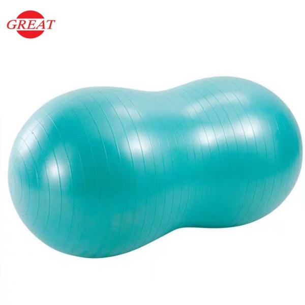 Anti Burst Peanut Gym Ball , Pilates Peanut Ball For Body Muscle Development