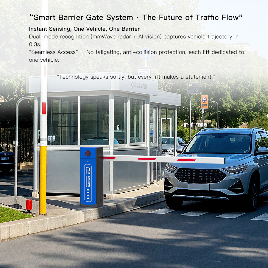 HCW CW238 DC Brushless Automatic Barrier Gate for Parking Lot Access Control