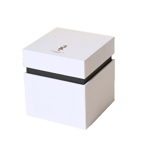 Customizable White Square Gift Box for Mugs Elegant Hardboard Packaging with Logo Design Perfect for Personalized Corporate Wedding Gifts