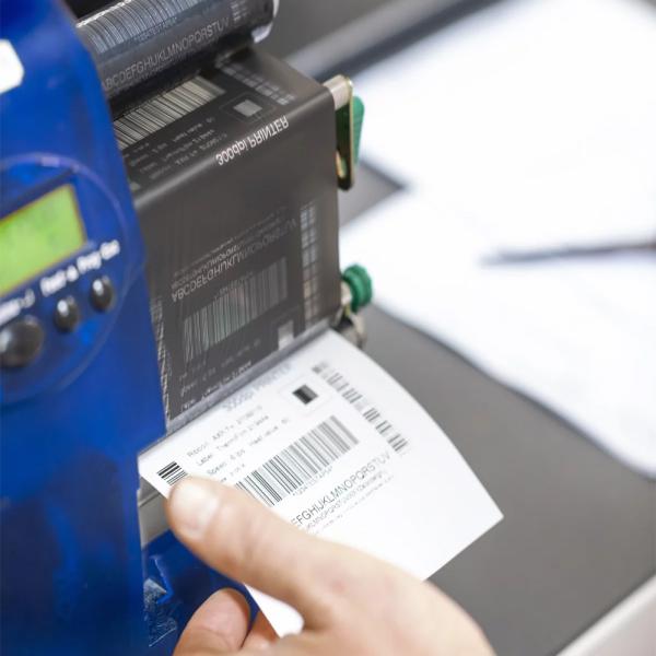 Print Production Date Wax Resin Ribbon Metallic Color Ink Ribbon For Black Stamp Ribbon