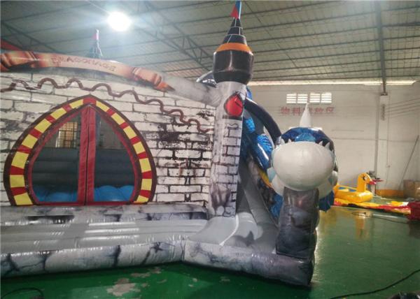 Dragon Big Jumping Castle , Toddler Bouncy Castle Airtight Leak Proof Strong Stitched