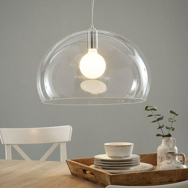 Art Decor Dining room Bedroom Study Unique Creative Simple Glass FL/Y pendant lamp(WH-GP-121)