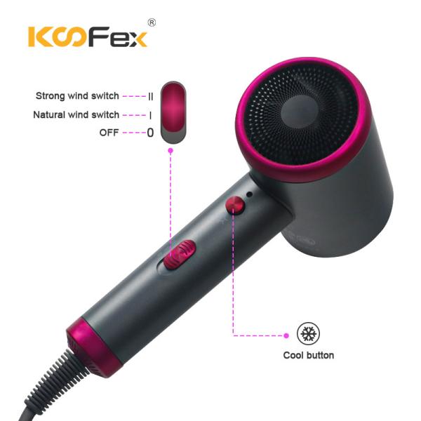 Secador do sopro do poder superior de Multiscene ROHS, secador de cabelo 1600W para o uso da casa