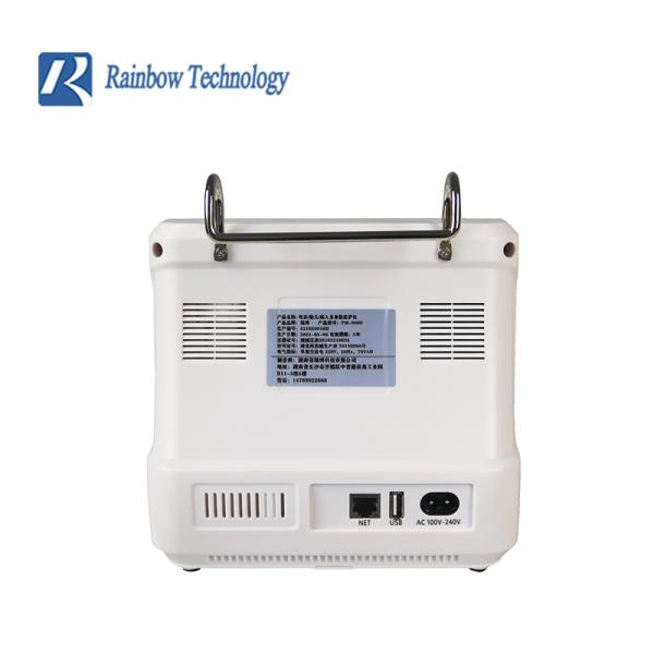 Portable Patient Monitor with 1 Year Warranty Audible/Visible Alarm System and Internal/External Data Storage