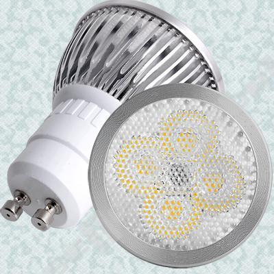 Household 4 Watt High Lumens 300 - 350LM GU10 Led Spotlight Bulbs 3300K - 3500K