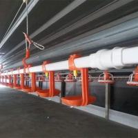 Sistema de riego anaranjado del pollo Sistema de riego automático de las aves de corral de baja presión