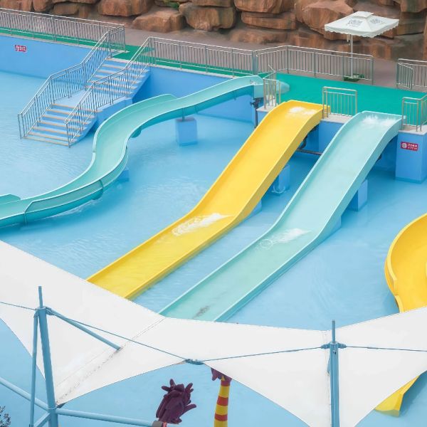 Commercial Fiberglass Water Slide Supplier For Resorts Amusement Parks Professional OEM Custom Design Service