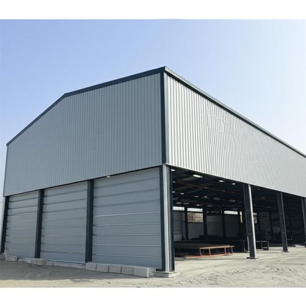H Section Steel Steel Structure Warehouse Providing High Weather Resistance Galvanized Painted and Cladding Finish for Warehousing