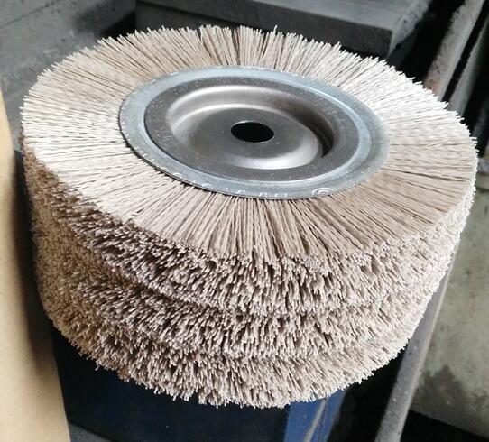 250MM x 25.4MM x 25mm Circular Nylon Abrasive Filament Gear Deburring Brush