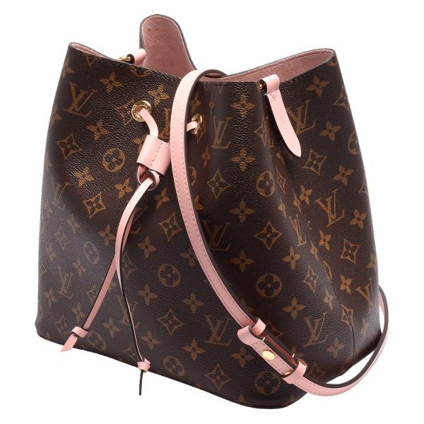 Кожаная сумка вензеля черноты Louis Vuitton NéOnoé Mm отделки