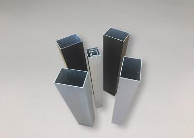 Alloy 6061 T4 T5 T6 Square Section Aluminium Tube 8 - 10um Film Thickness