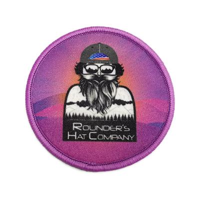 Durable Dye Sublimation Patches Washable Custom Logo Garment Patches