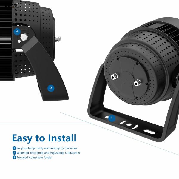 Long Lifespan 500W LED Stadium Lights 60° Beam Angle IP65 Waterproof for Fishing Lighting