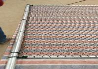 8 Fechadura de ligação de cadeia de pés com malha revestida de PVC galvanizado Tamanho 60 * 60mm