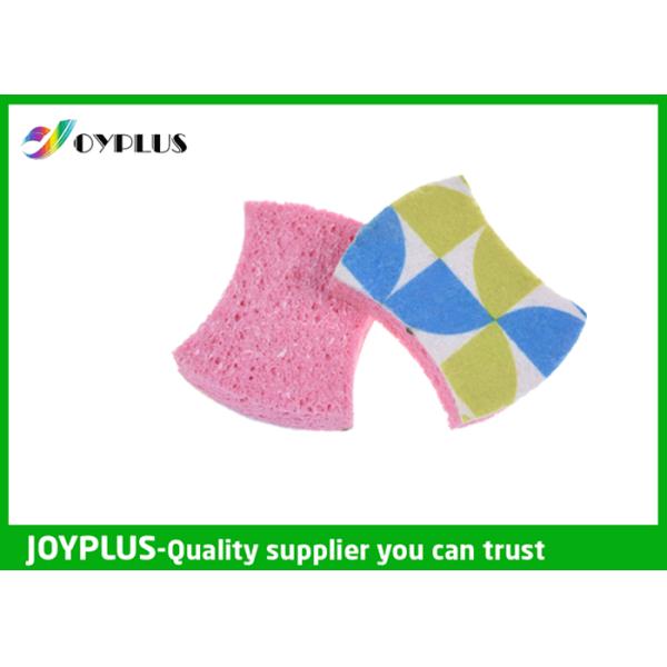 Cleverly Shaped Sponge With Stainless Steel Side