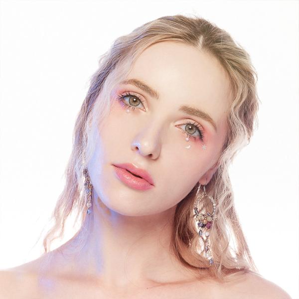 KSSEYE Soft Ice Blue Sterling Greay True Sapphire Contacts Lenses Eye Beauty