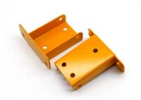 Yellow Red Sheet Metal Fabrication Parts Customized Aluminium Housing Anodized