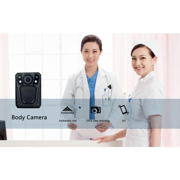 Memória do registrador 64GB da câmera do corpo de Ambarella H22 da polícia com luz do IR