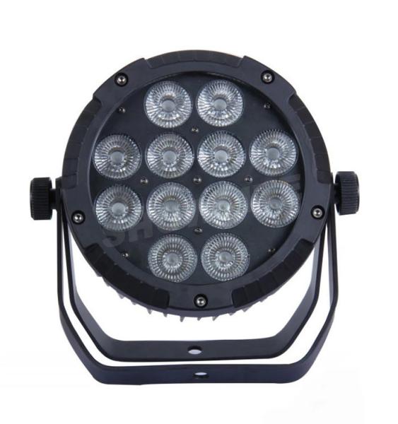 IP65 Waterproof Led Par Can Stage Lights RGBWA+UV 12*18W  6 In 1 LED Wash Par Stage Light