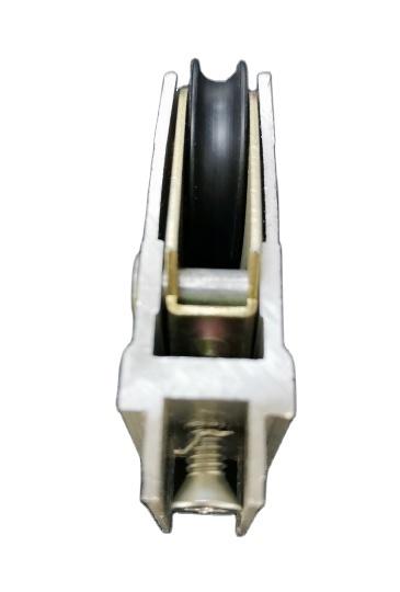Aluminum Sliding Window Roller Wheel 20-40KGS Capacity Nylon Bearing