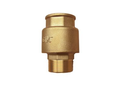 Bronze nenhuma Em-linha do retorno superfície áspera reta da linha fêmea do homem x do bronze da válvula de verificação