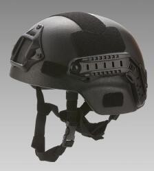 Горный пожарный шлем с высокой плотностью арамидной клетчатки кевлара с оперативной системой быстрого действия, оболочкой UHMWPE и тактическим шлемом Mich