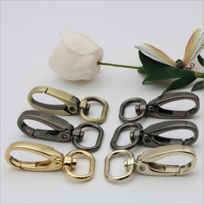 OEM high polishing various color zinc alloy 19.5 mm metal swivel eye snap hook for dog collar