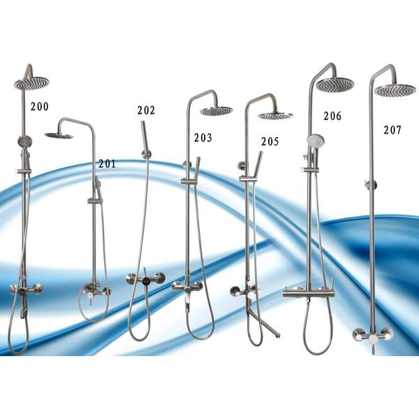 No Electroplating 304 316 Stainless Steel Bath Taps