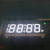 Exposição de diodo emissor de luz do segmento do dígito 7 da cara preta 4 ultra branca para o fogão de gás