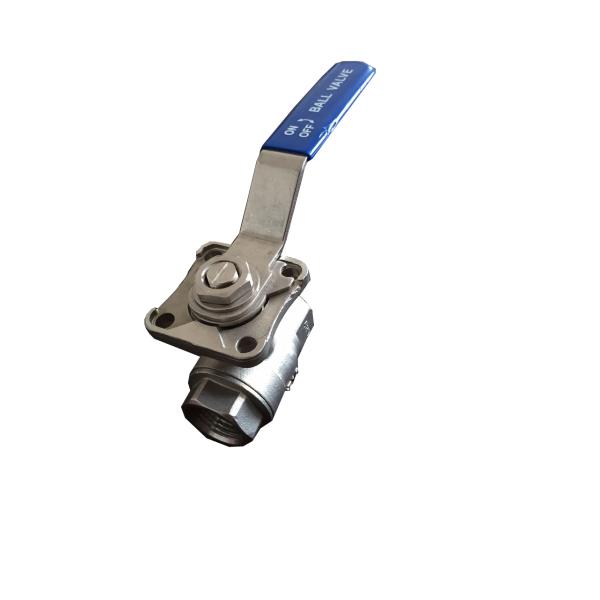 Шариковый клапан 1/2 БСП привода нержавеющей стали, 2 шариковый клапан ПК ДН25