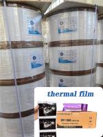 Produit d'impression thermique écologique Film de papier à ultrasons recyclable pour les étiquettes d'emballage Rouleaux de film en vrac en 75um 95um
