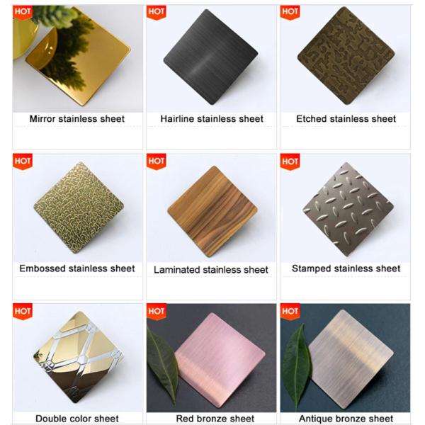 310S 316L 409 416 Stainless Steel Color 10Mm Sheets Plates Metal 4x8