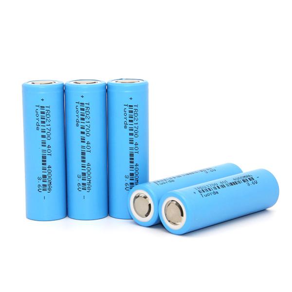 Cylindrical 21700 Lithium Ion Battery Cell For Industrial Lightweight