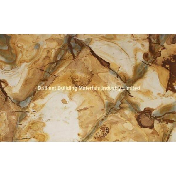 Luxury Palomino Marble Tiles, Brazil Yellow Marble Tiles