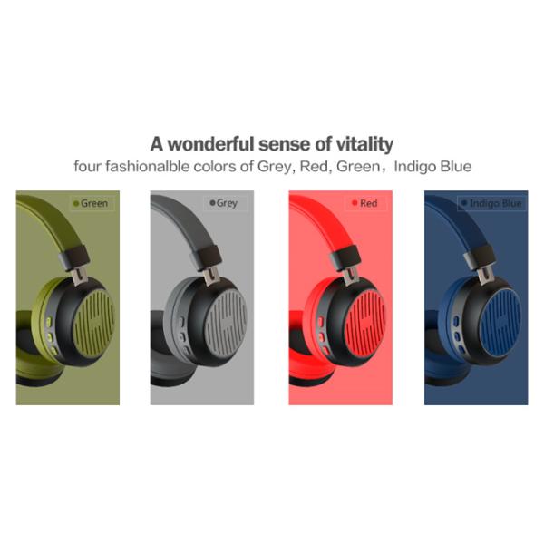 BT5.1 Macaroon Colors Wired Bluetooth Headsets