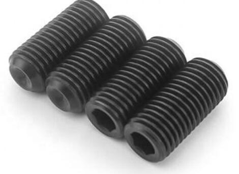 Zinc Plate Cross Head Screw Stainless Steel Hex Socket Set Screw With Flat Point
