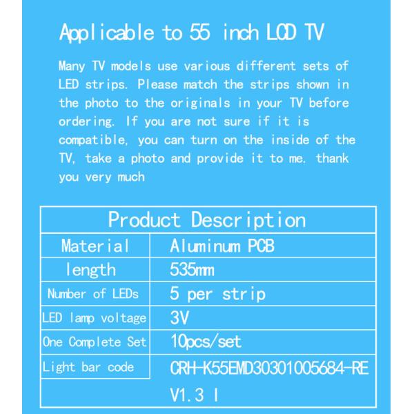 LE55Q9000U HDMI TV световой полосы CRH-K55EMD30301005684-REV1.3 L