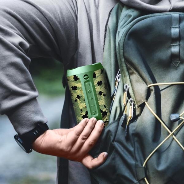 Peso leve impermeável exterior do orador de IPX7 Bluetooth com o entalhe do TF das luzes do RGB