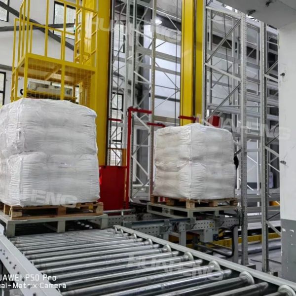 Accuracy 1mm Pallet Stacker Auto Electric Warehouse Automated Stacker Crane