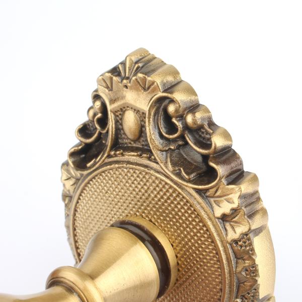 Brass Wall Mount Ceramic Soap Dish and Towel Rack Set for Traditional Bathroom Design