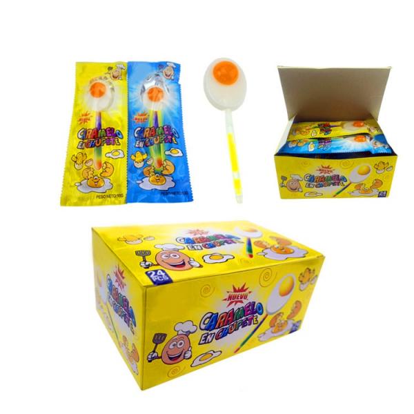 Egg Shape Fluorescence Light Up Candy Multicolored Lighting Stick