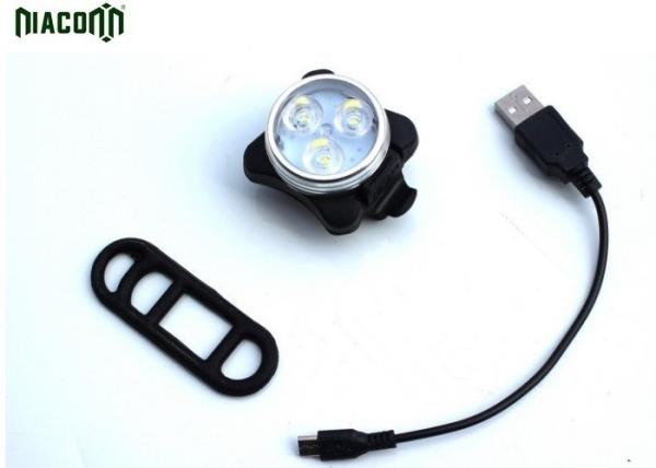 650mah USB Rechargeable Led Tail Light For Bike Red And White Color