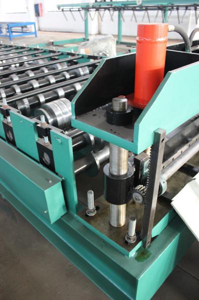 Color Steel Roof Panel Roll Forming Machine With 12-18 Forming Stations