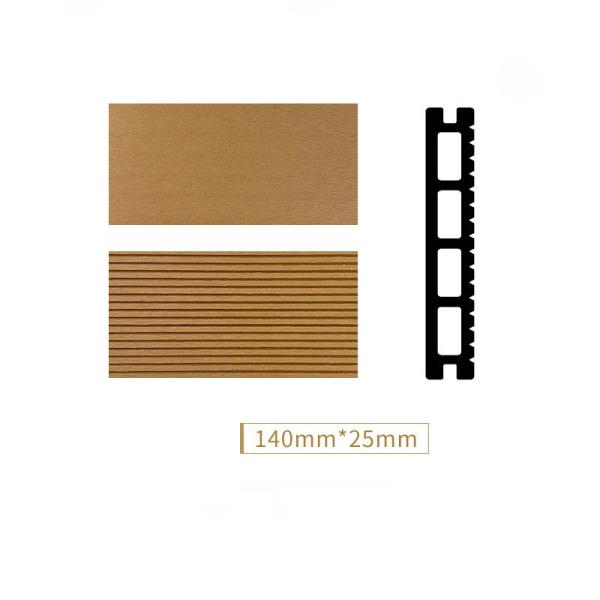 Do verde de madeira plástico anticorrosivo da prancha do pátio do painel de assoalho 140x25mm do terraço placa plástica de madeira