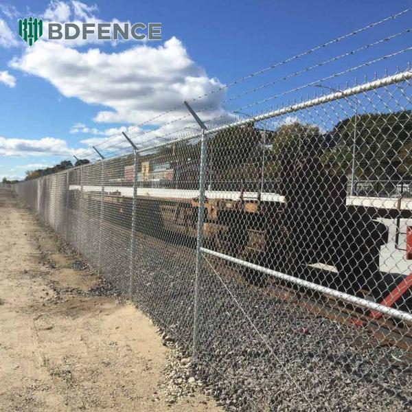 Incineration Plant Chain Link Fence Work Zone