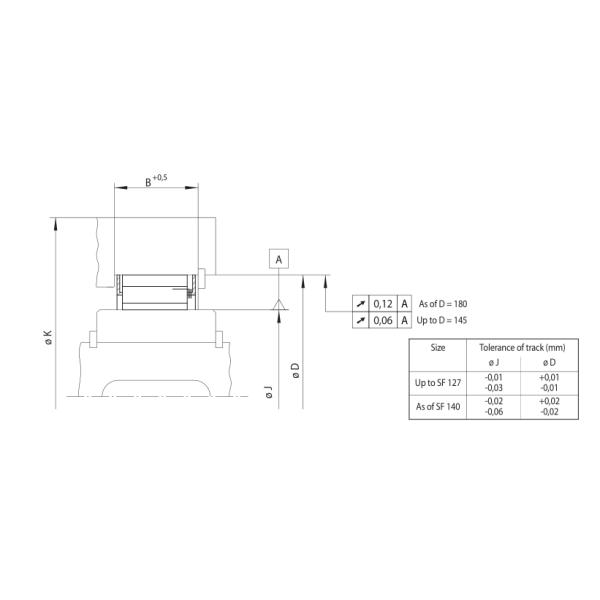 SF18-13.5 Cage Freewheels Centrifugal Sprag Clutch Bearing
