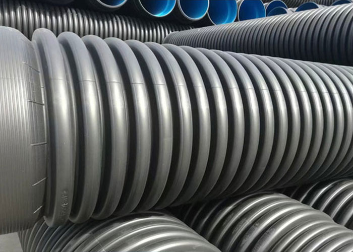 Проектировать HDPE труб дренажа HDPE гофрировал 400 500mm двойную трубу стены