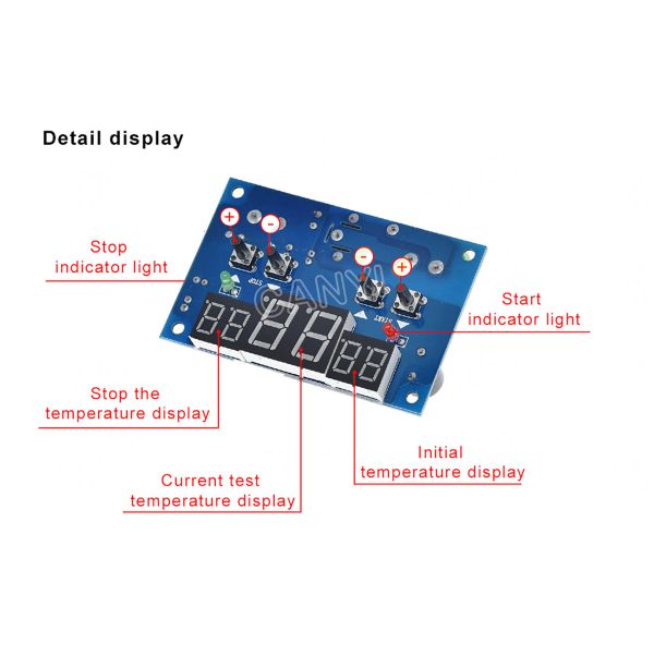 Temperature Controller 0.5S 12V 10A NTC Sensor Module