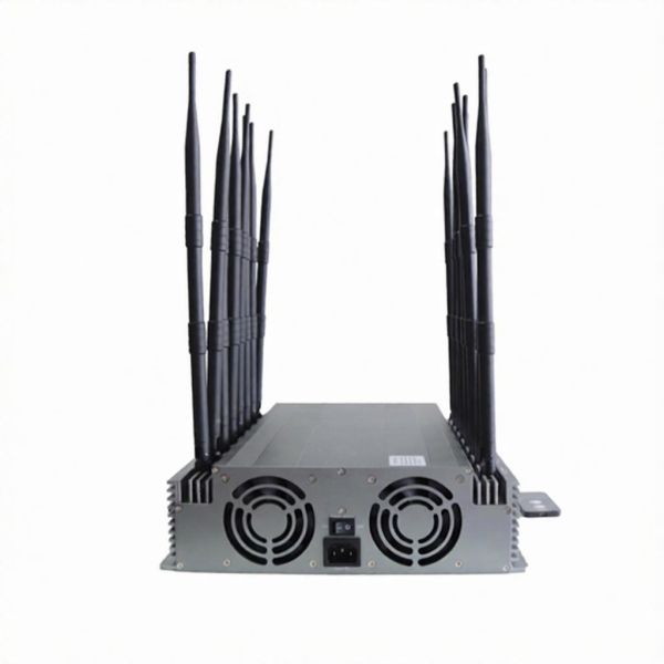 80m Cell Phone Signal Jammers 16 Antennas Indoor Using Adjustable 110W