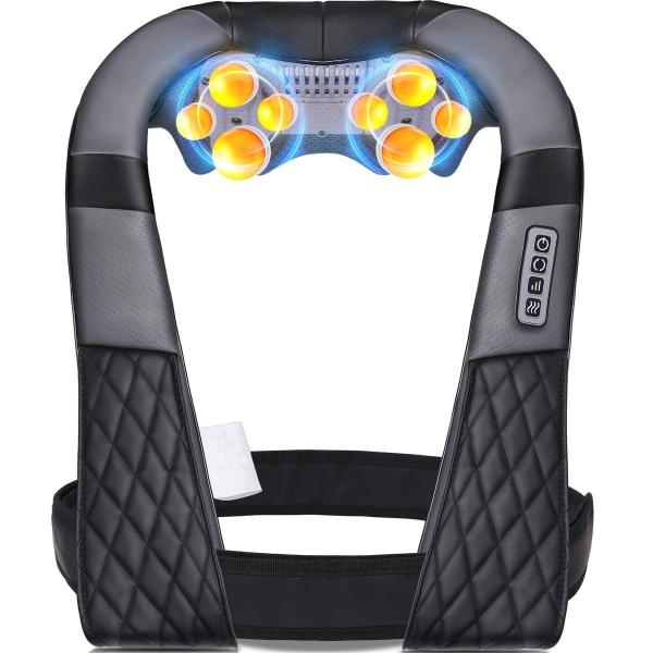 Deep Kneading Neck And Shoulder Massager , Electric Neck Massager With Carrying Bag